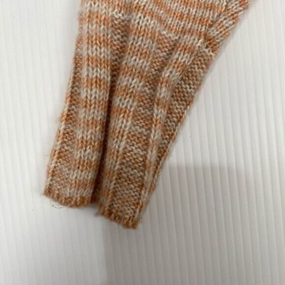 Cabi Sweater Womens Small Orange Striped Pullover Cowl Neck Knit Casual,Outdoor - Picture 6 of 9